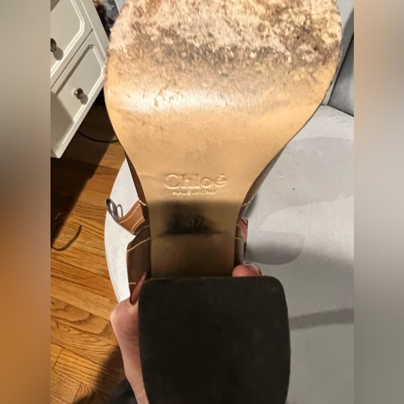 CHLOÉ
Topstitched leather sandals size 37 (US 7, 7.5) - Picture 11 of 11